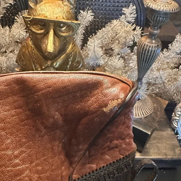 Fendi Etnico Two-Tone Leather Satchel - Picture 17 of 17